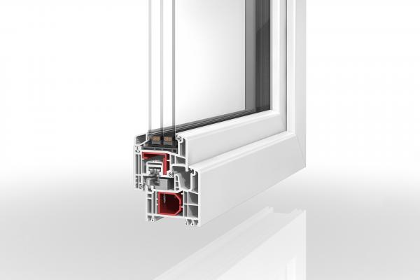 Kunststoff-Fenster PaXabsolut 74 mit 3-fach Verglasung